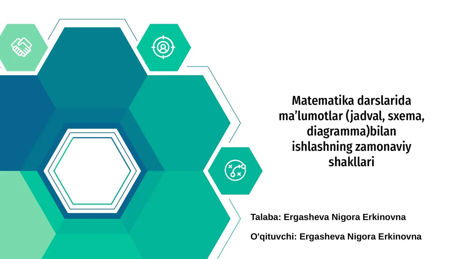 Matematika darslarida malumotlarni taqdim etish usullari 1