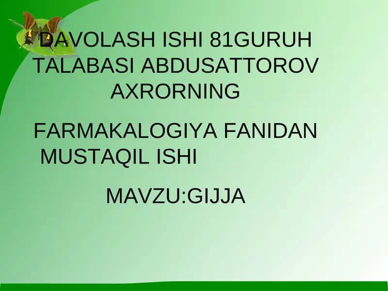 GIJJA 1