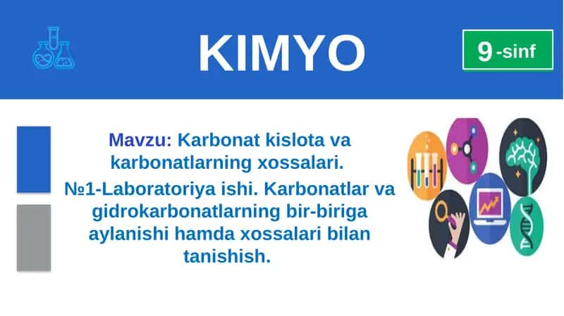 Karbonatkislotavakarbonatlarningxossalari 1