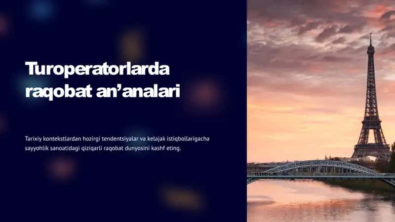 Turoperatorlarda raqobat an’analari 1