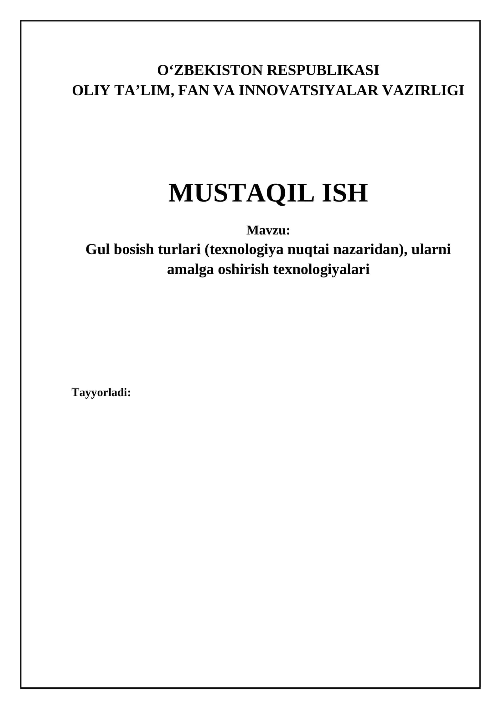Shtamplash turlari va klassifikatsiyasi 1