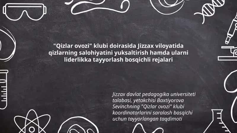 "Qizlar ovozi" klubi koordinatorlarini saralash bosqichi 1