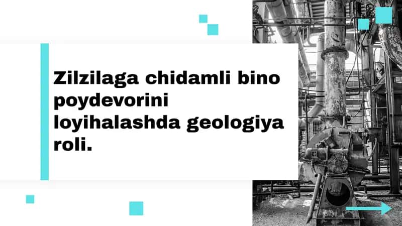 Geologik tekshiruvlar va yer qatlamlarini tahlil qilish 1