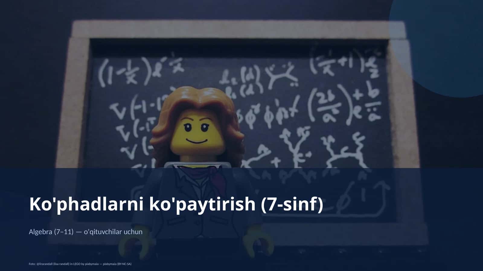 Ko'phadlarni ko'paytirish (7-sinf) 1