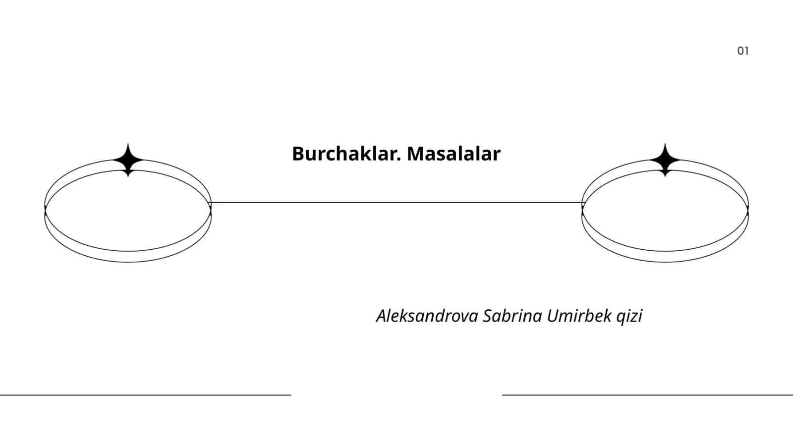 Burchaklar. Masalalar 1