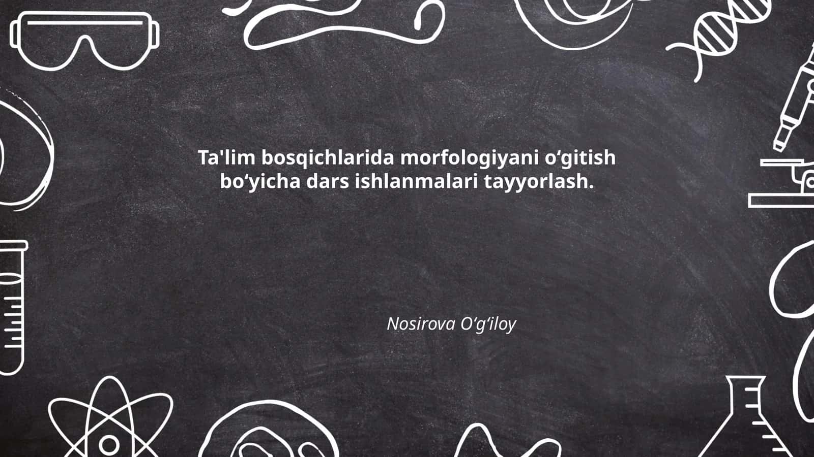 Morfologiyaning Lug‘aviy-Grammatik Asoslari 1