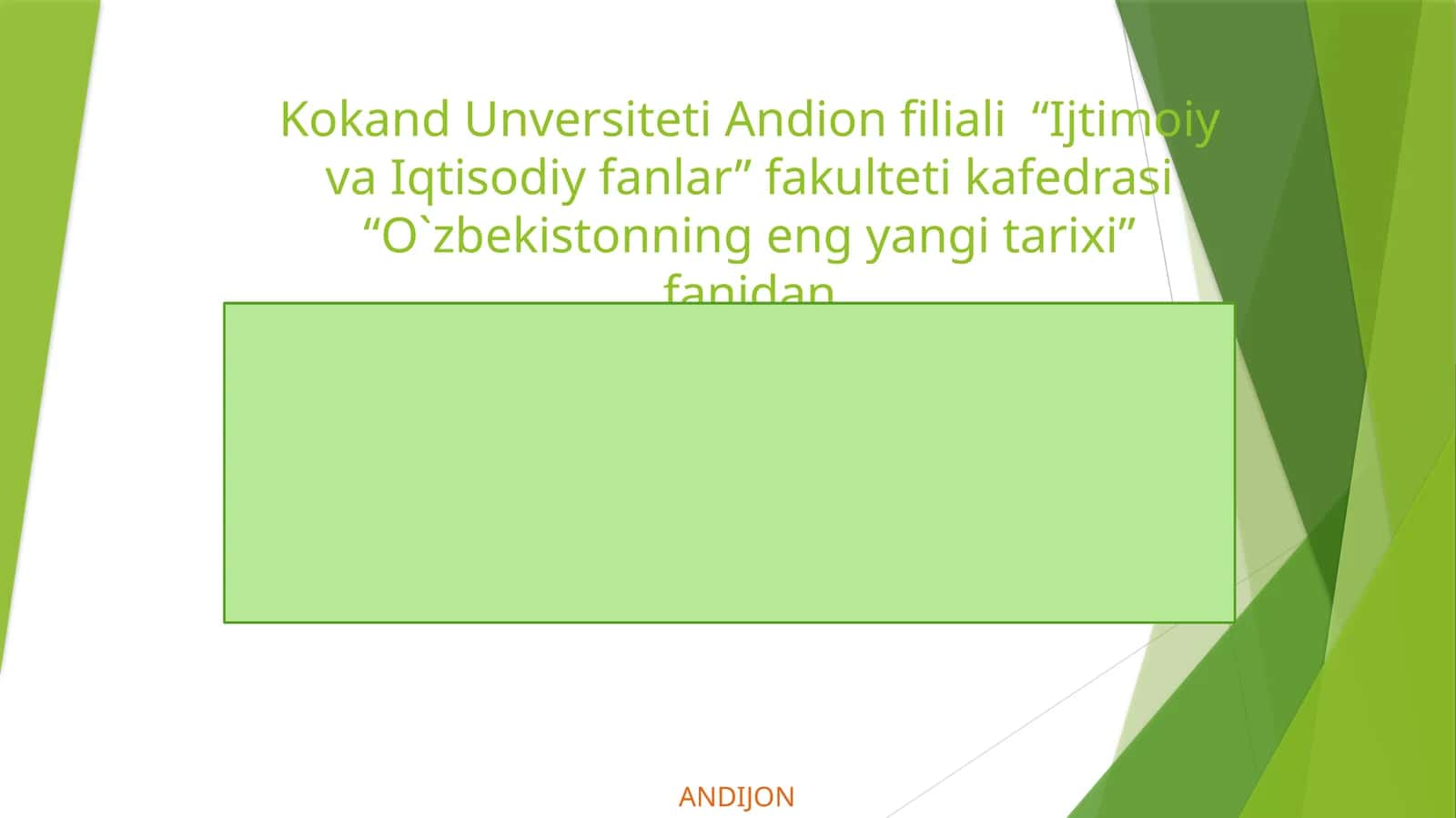 MUSTAQIL O‘ZBEKISTON RESPUBLIKASI TASHKIL TOPISHINING TARIXIY AHAMIYATI. O‘ZBEKISTONNING O‘ZIGA XOS ISTIQLOL VA TARAQQIYOT YO‘LI 1