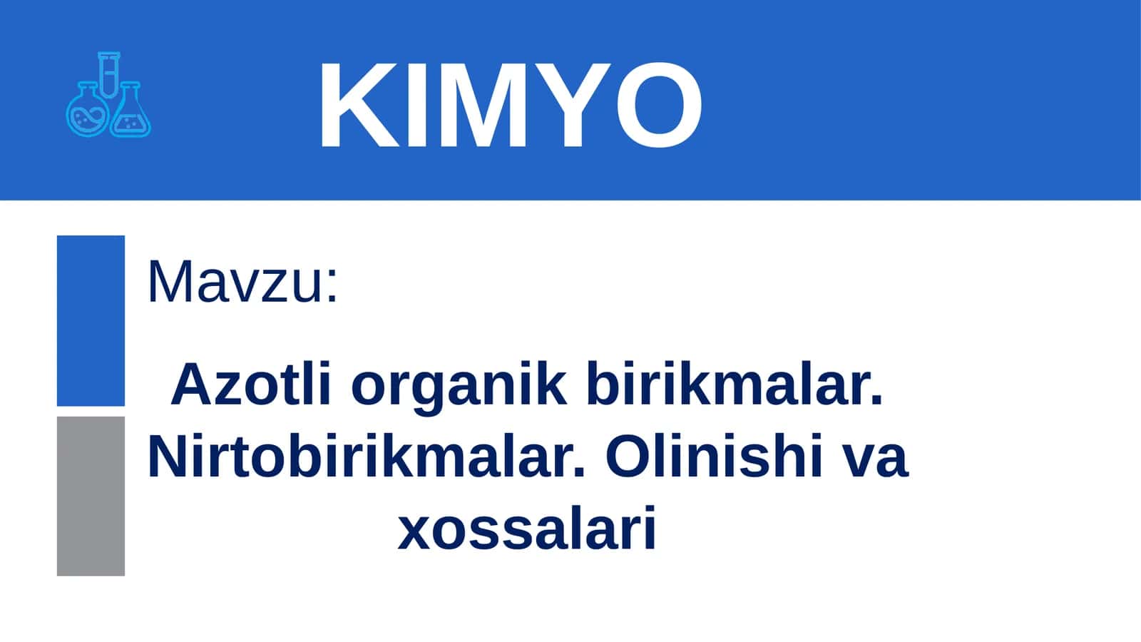Azotli organik birikmalar 1