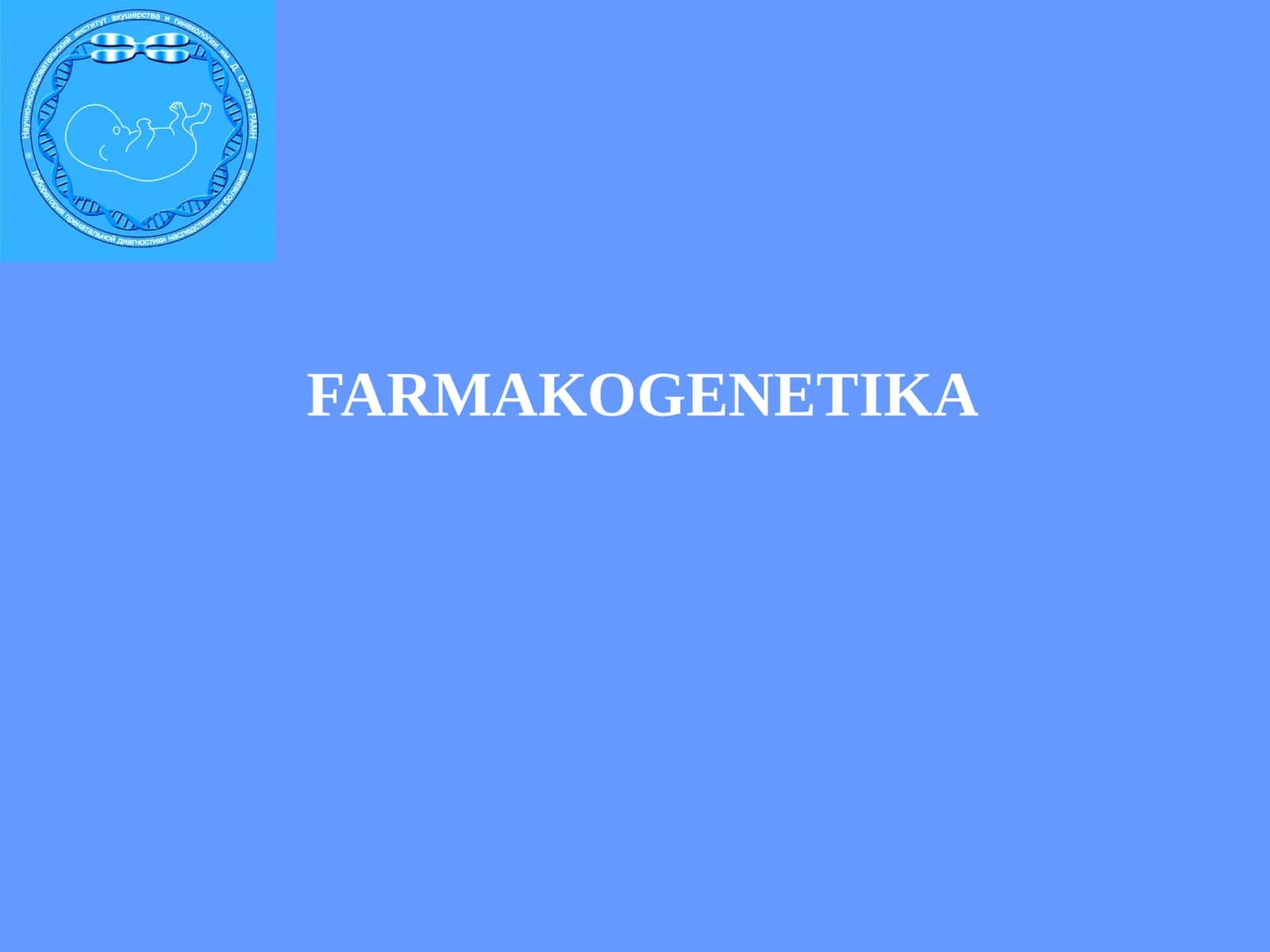 FARMAKOGENETIKA 1