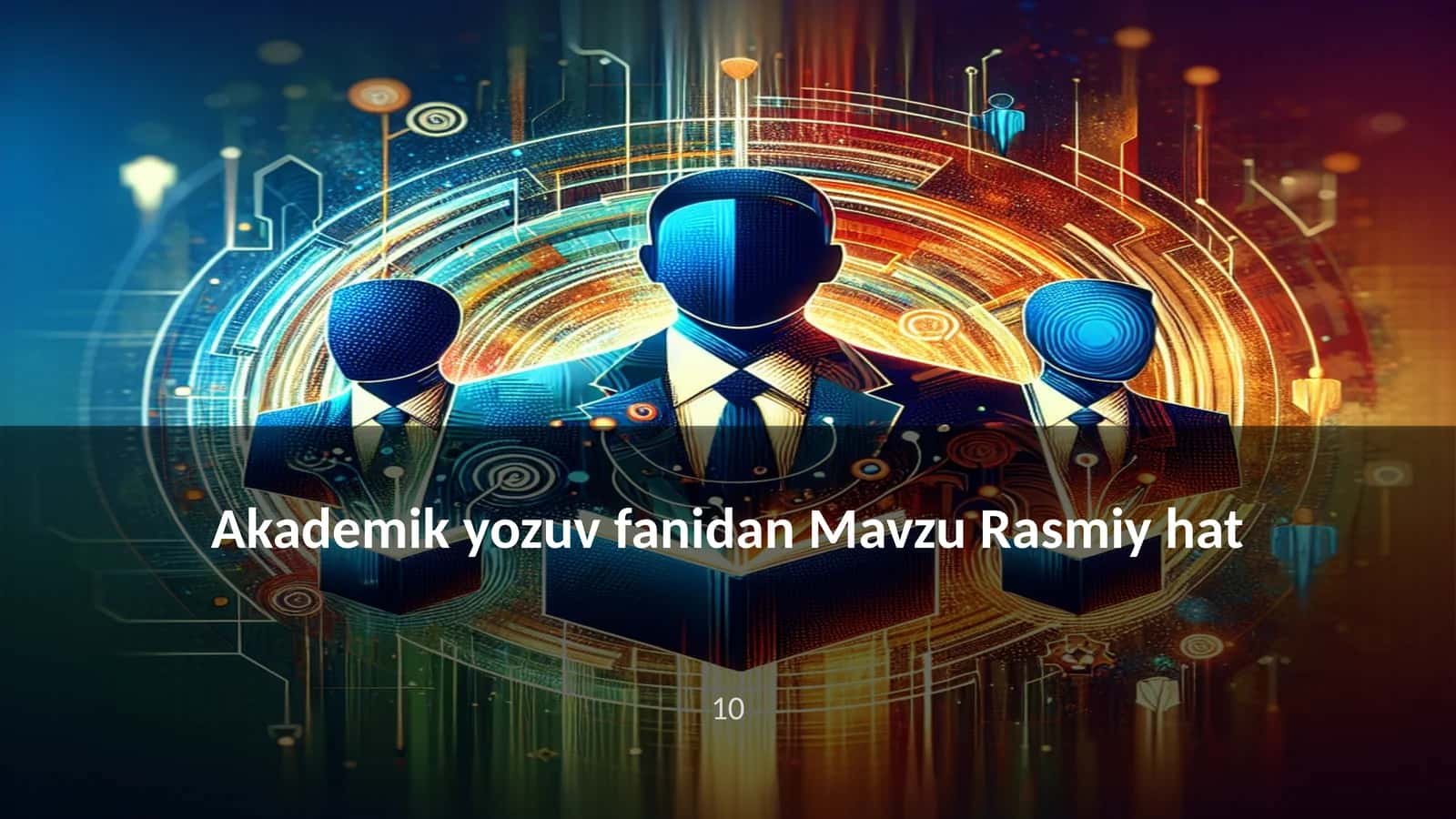 Mavzu Rasmiy hat 1