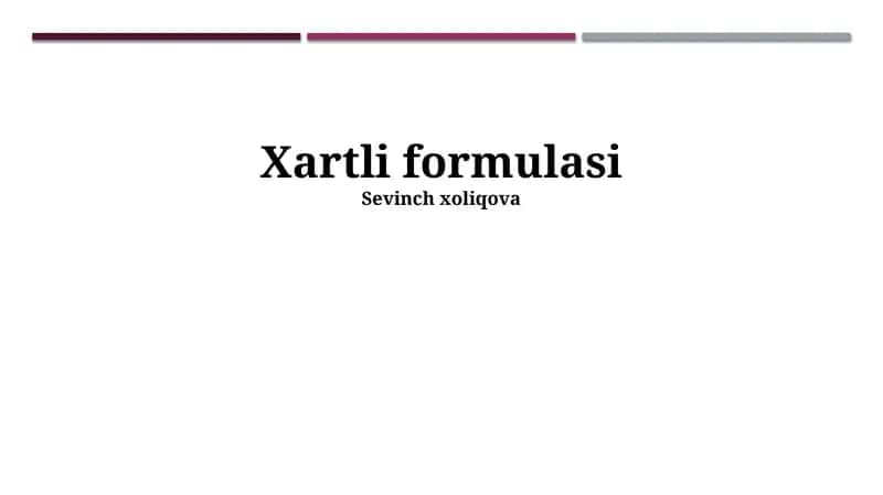 Parabolaning tenglamasi 1