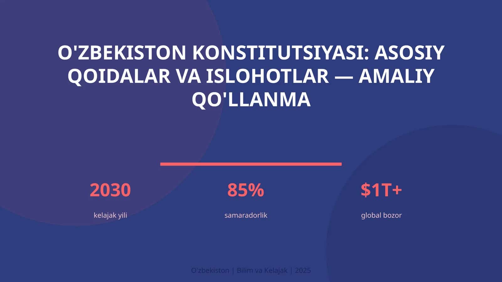 O'zbekiston Konstitutsiyasi: Asosiy Qoidalar va Islohotlar - Amaliy Qo'llanma 1