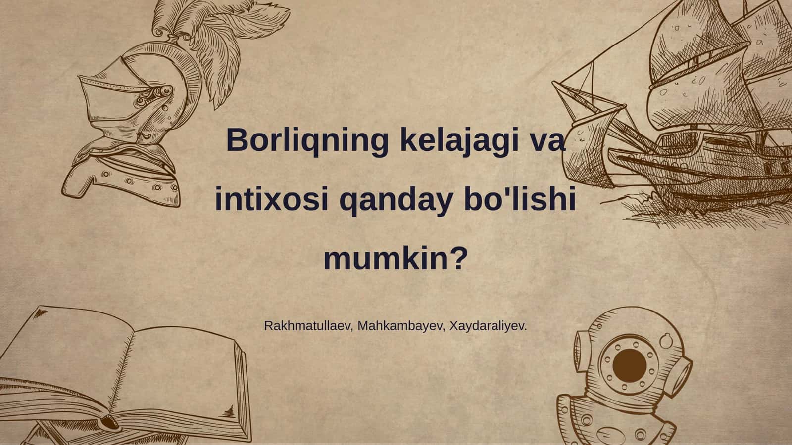 Borliqning kelajagi va intixosi qanday bo'lishi mumkin? 1