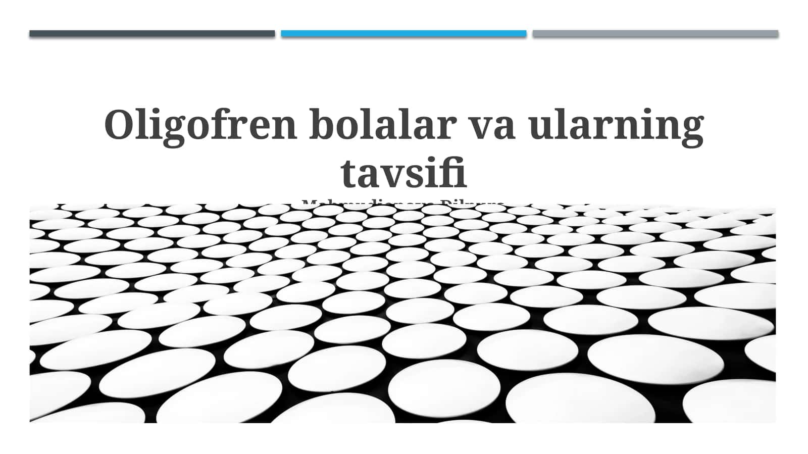 Aqli zaif bolalar va ularning tavsifi 1