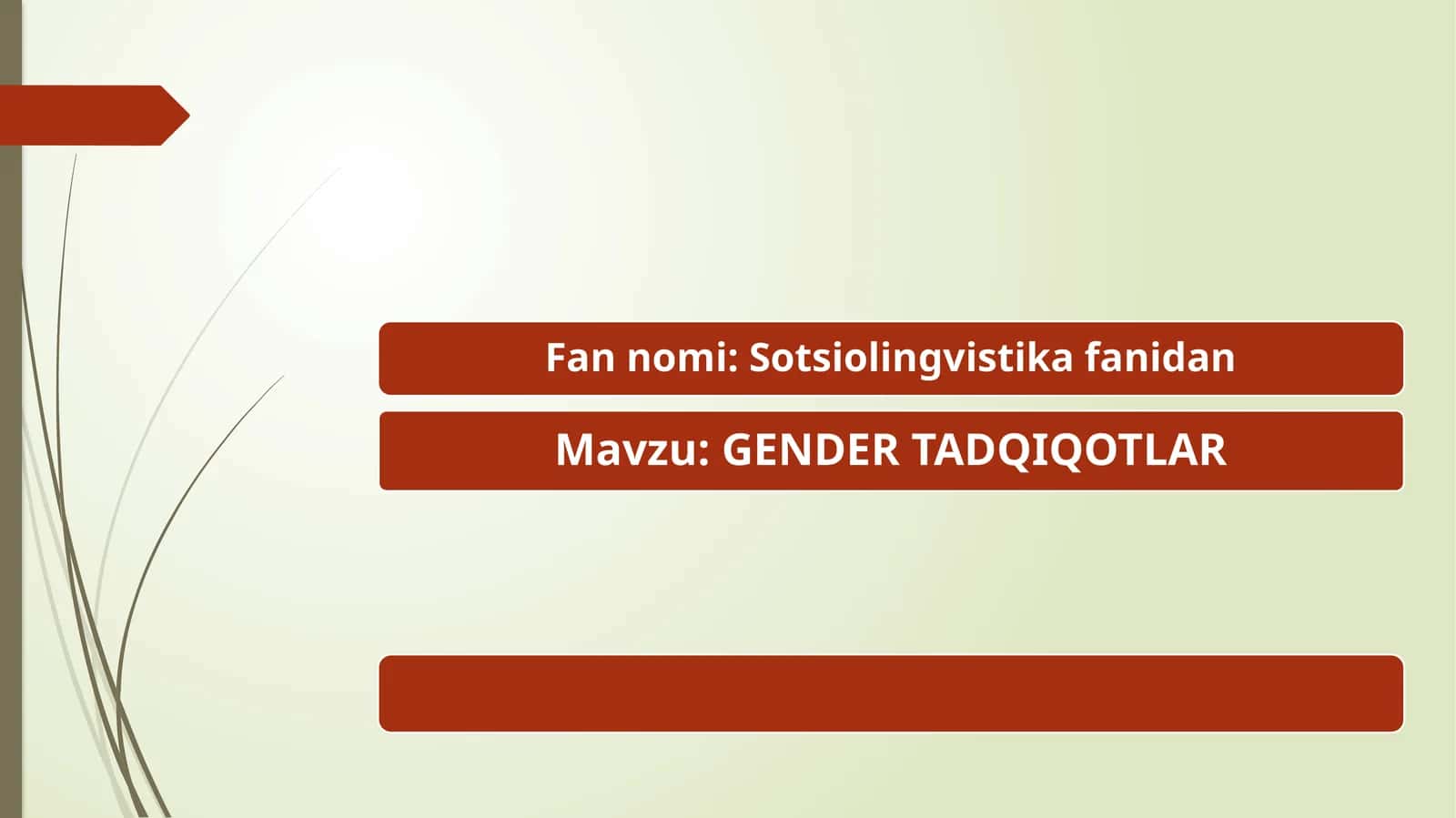 GENDER TADQIQOTLAR (2) 1