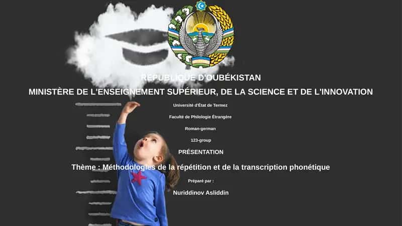 Méthodologies de la répétition et de la transcription phonétique 1