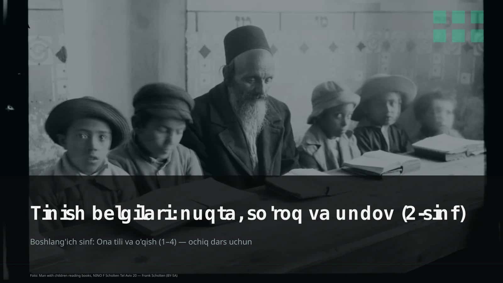 Tinish belgilari: nuqta, so'roq va undov (2-sinf) 1