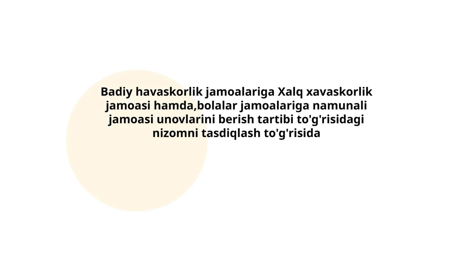 Namunali jamoasi unovlari berish tartibi 1
