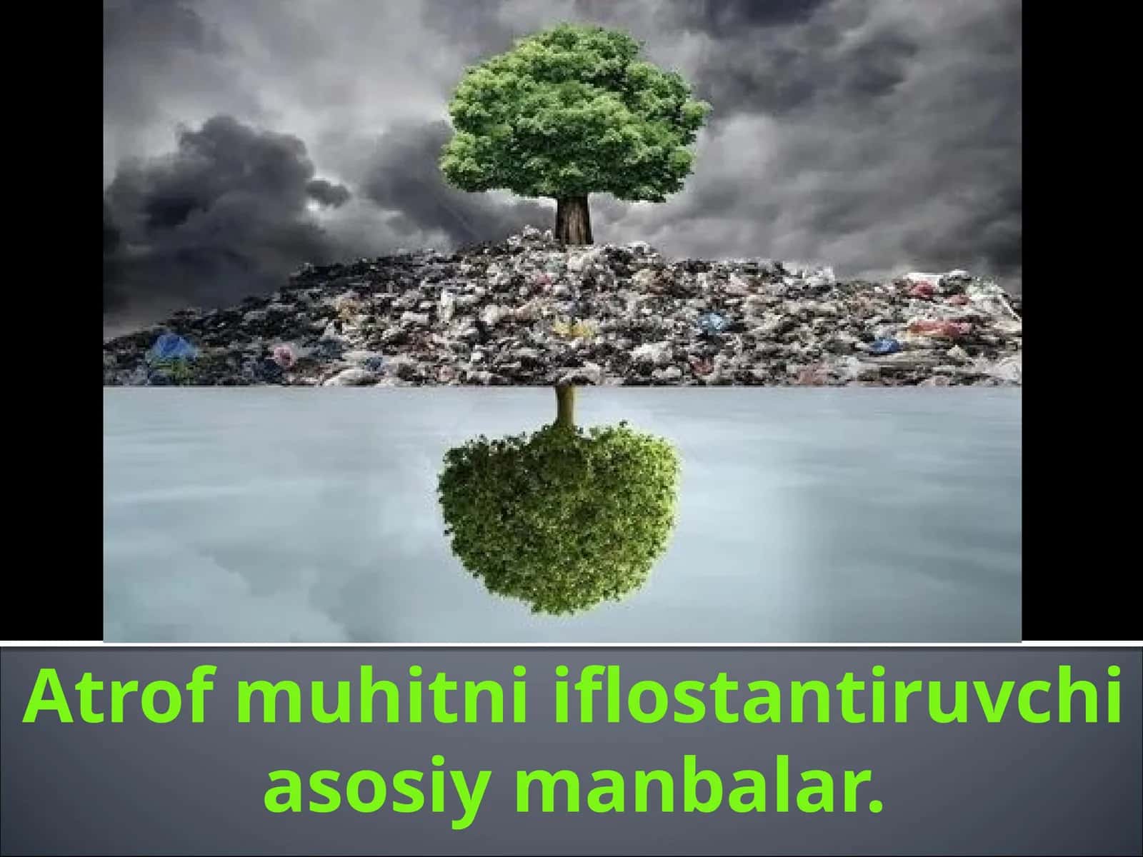 Atrof muhitni iflostantiruvchi asosiy manbalar 1