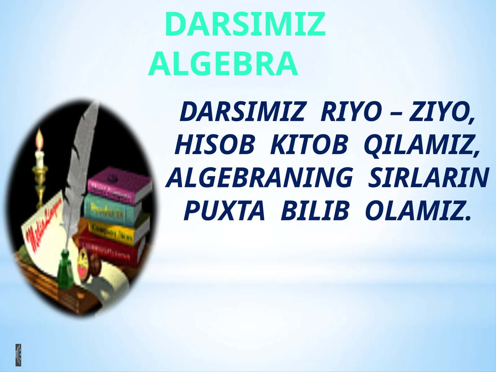 DARSIMIZ Algebra 1