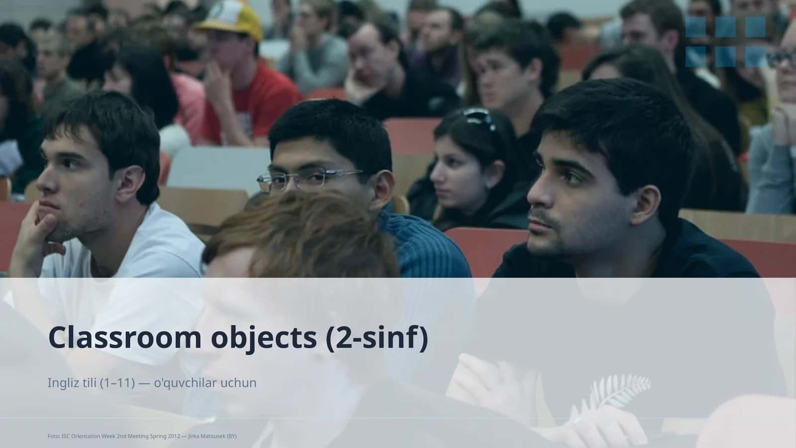 Classroom objects (2-sinf) 1