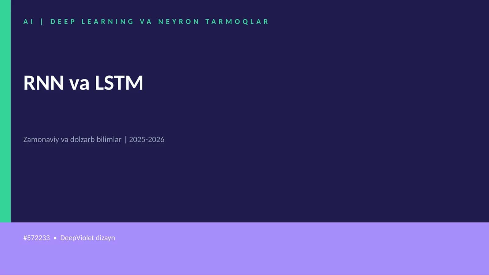 RNN va LSTM 1