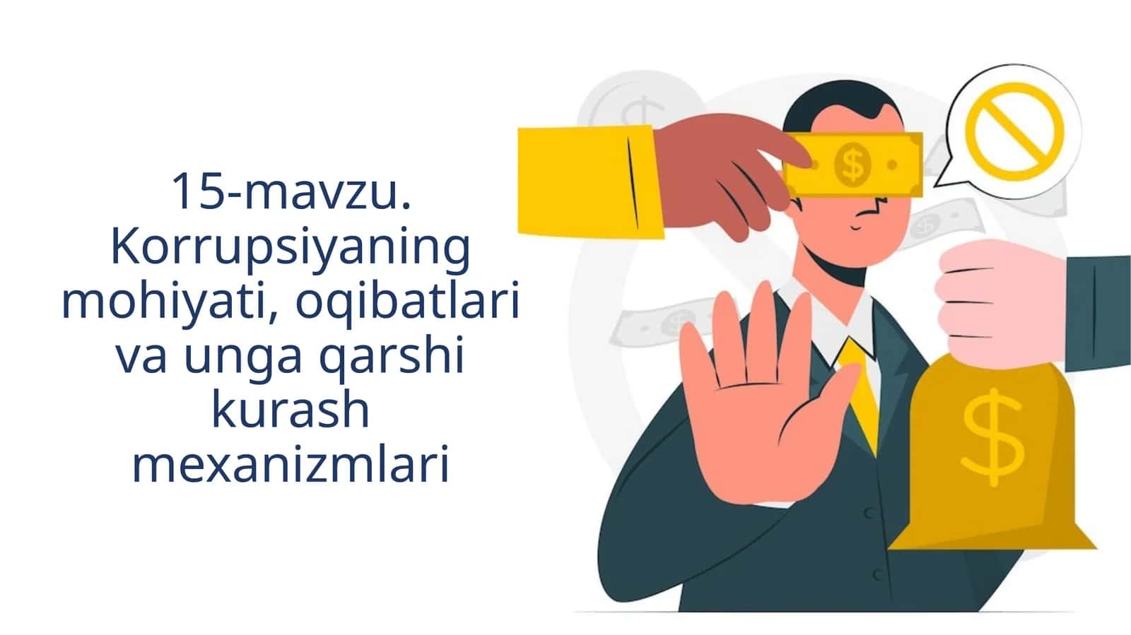 Korrupsiyaning mohiyati, oqibatlari va unga qarshi kurash mexanizmlari 1