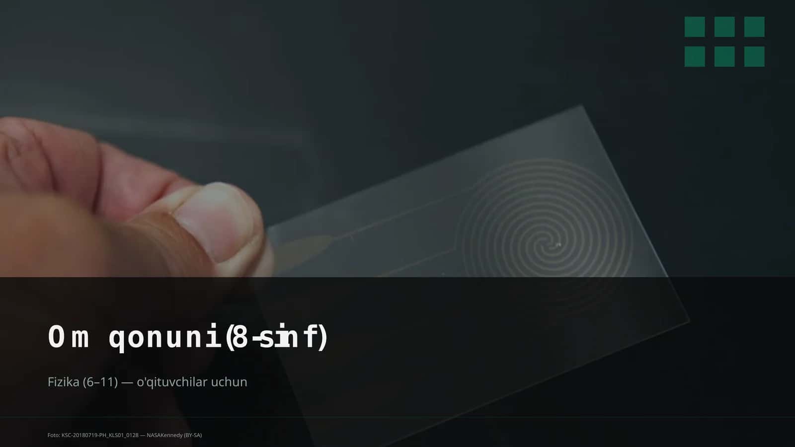 Om qonuni (8-sinf) 1