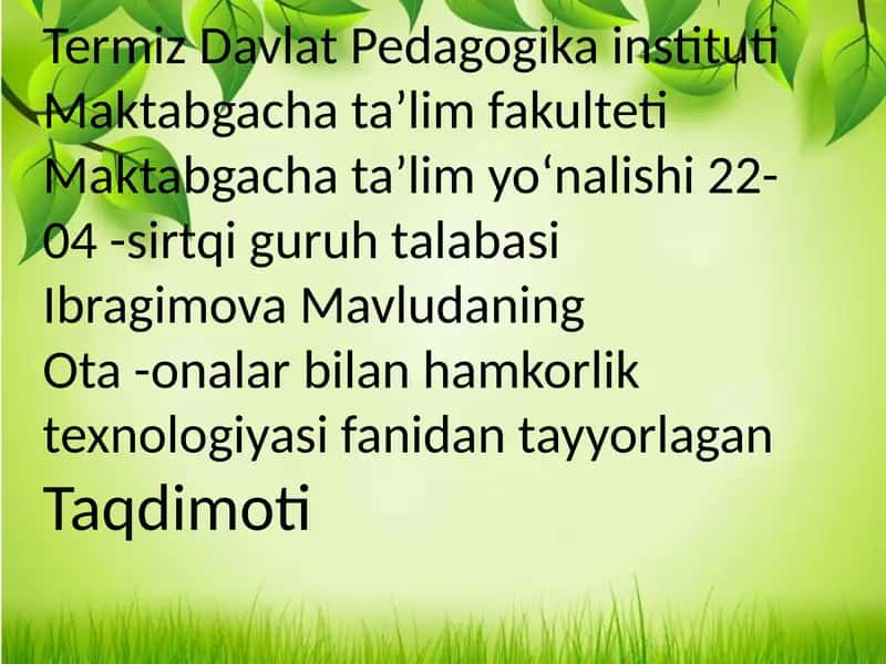 Hamkorlik tizimini takomillashtirish jarayonining samaradorligi 1