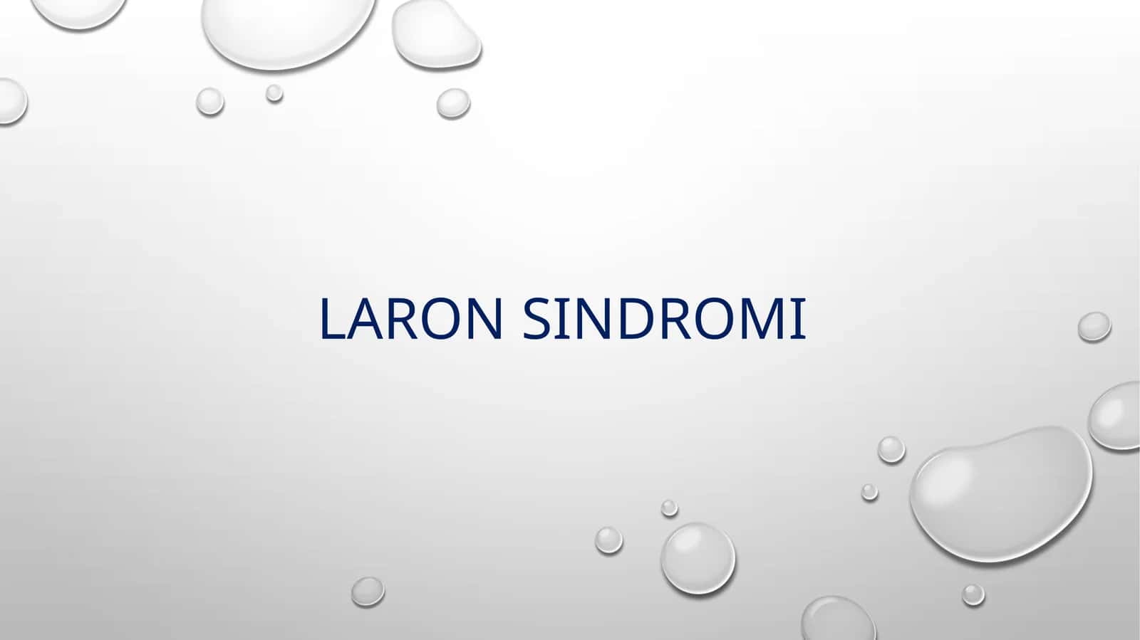 Laronsindromi 1