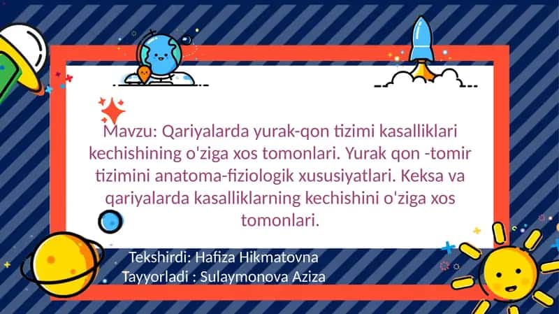 Yurak-qon tizimi kasalliklari 1