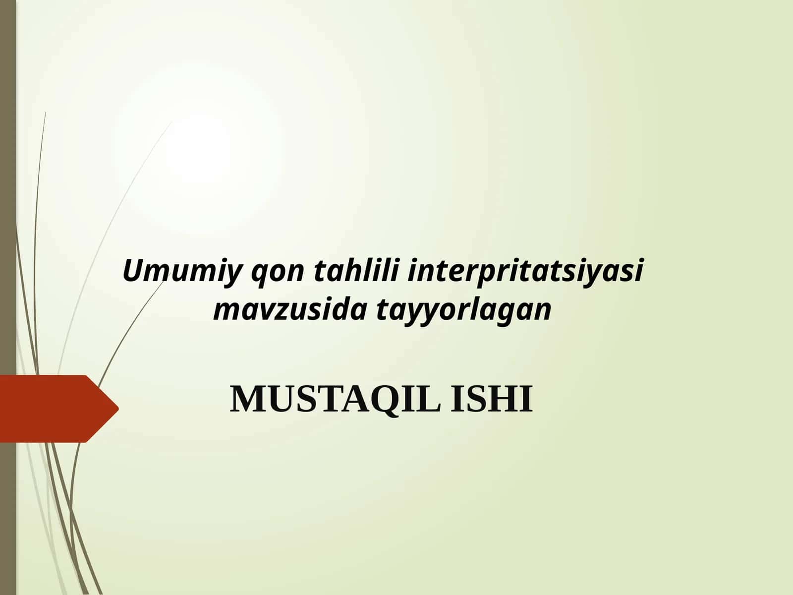 Umumiy  qon  analizi interpritatsiyasi 1