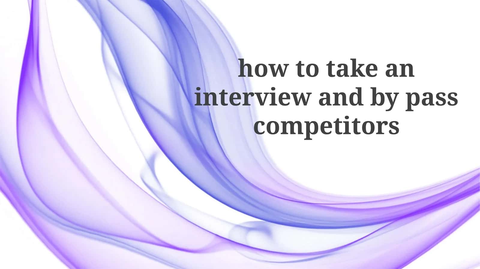 Ace the Interview: Preparation & Performance 1