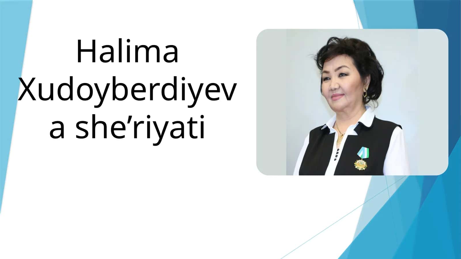 Halima Xudoyberdiyeva she’riyati 1