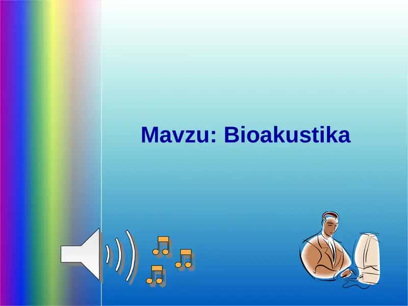 Bioakustika 1