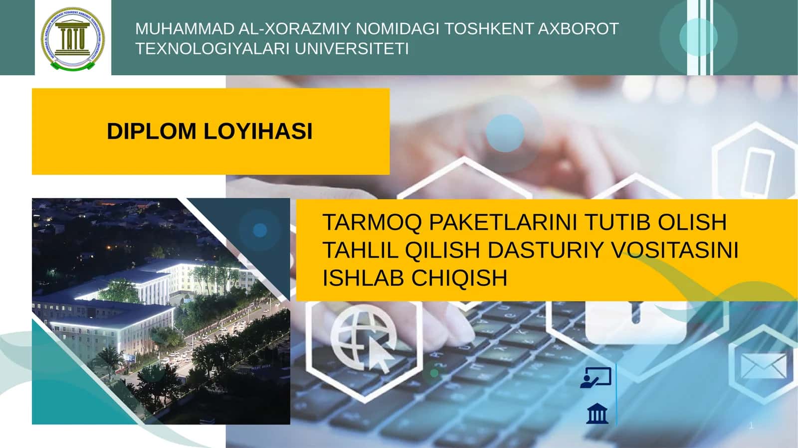 TARMOQ PAKETLARINI TUTIB OLISH TAHLIL QILISH DASTURIY VOSITASINI ISHLAB CHIQISH 1