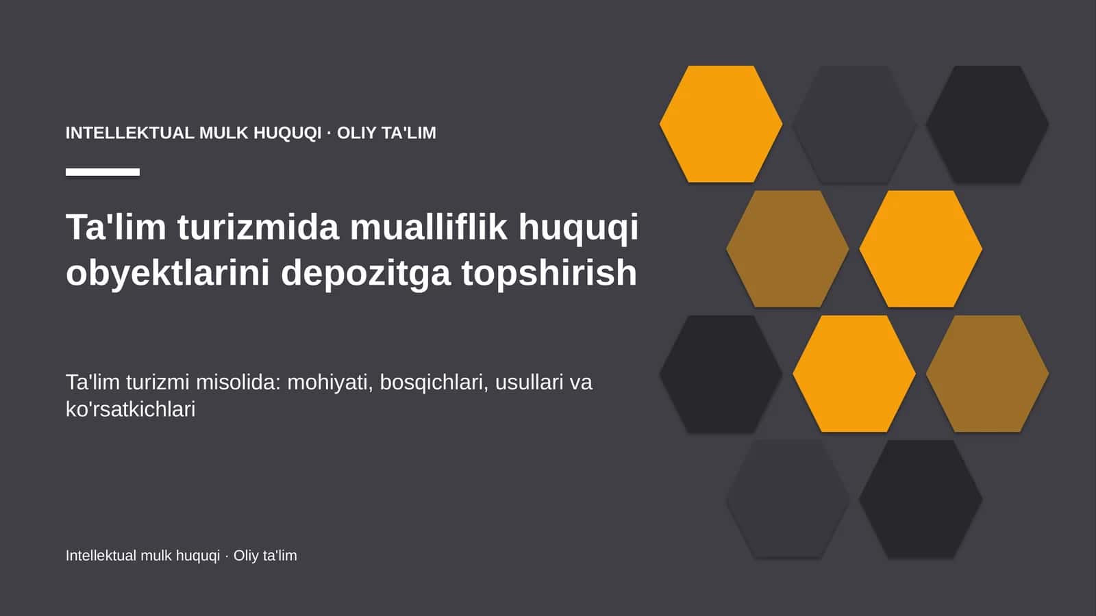 ta'lim turizmida mualliflik huquqi obyektlarini depozitga topshirish 2079 1