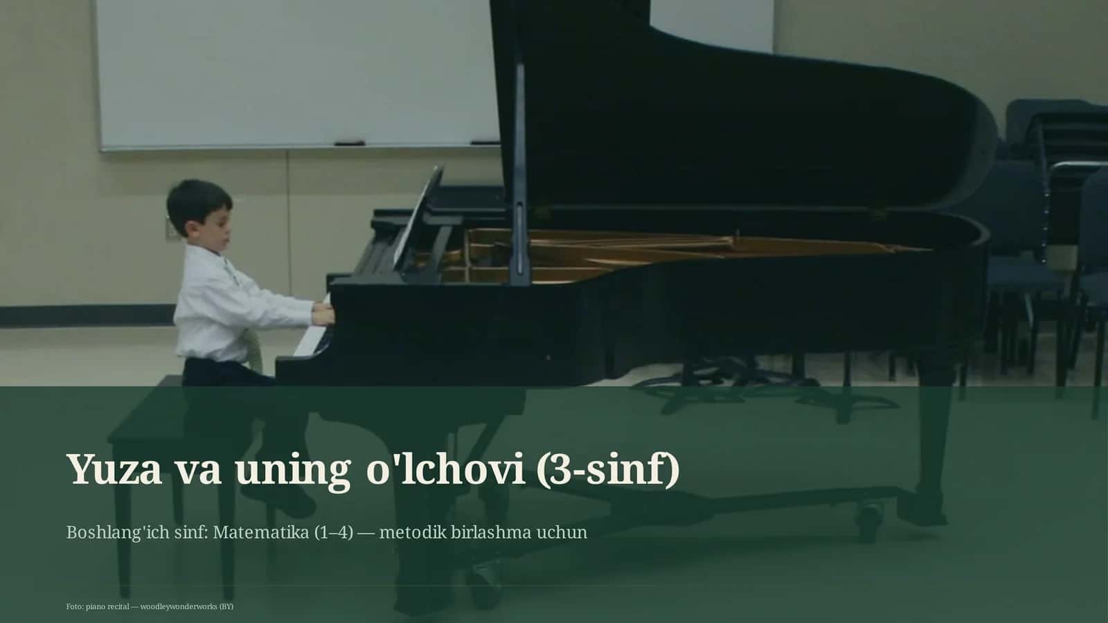 Yuza va uning o'lchovi (3-sinf) 1