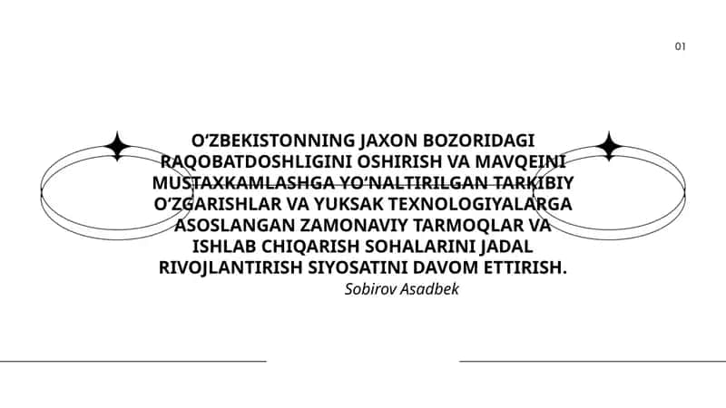 Raqobatdoshligini oshirish va mavqeyini mustaxkamlash 1