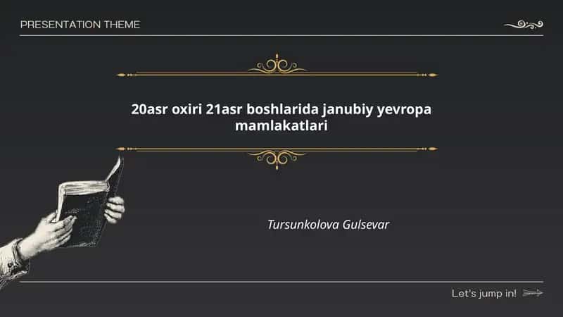 Ijtimoiy va madaniy o'zgarishlar 1
