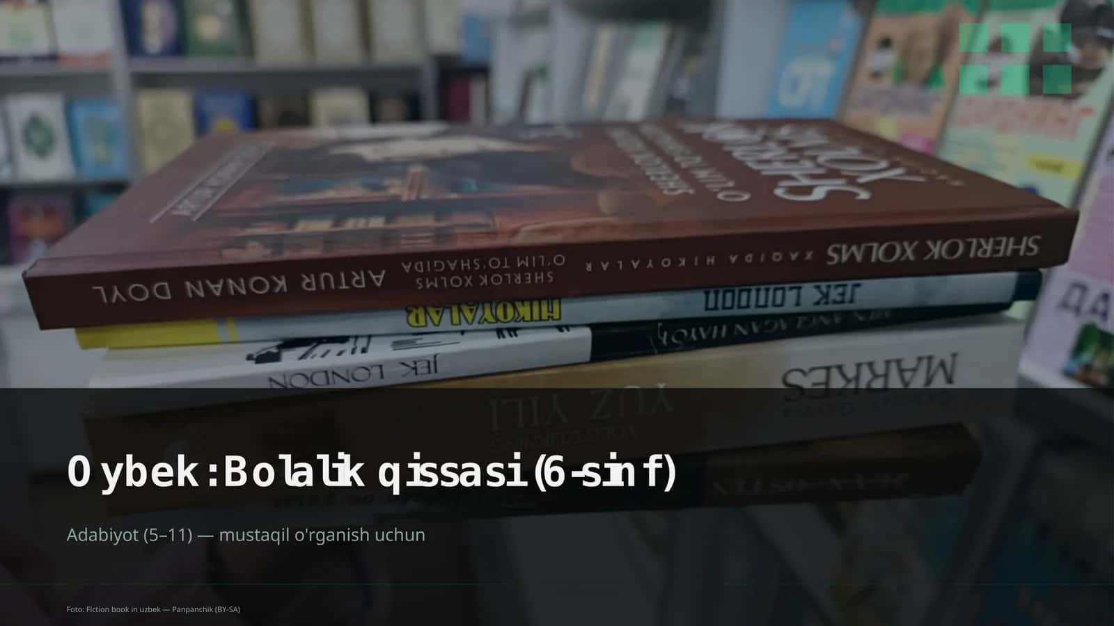 Oybek: Bolalik qissasi (6-sinf) 1