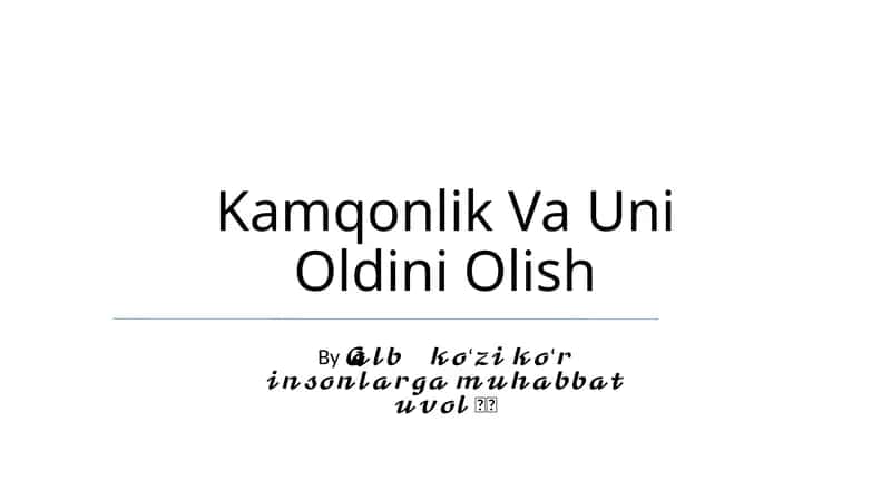 Muloqot 1