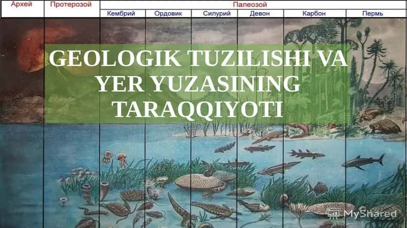 Geologik Tuzilishi va Yer Yuzasining Taraqqiyoti 1