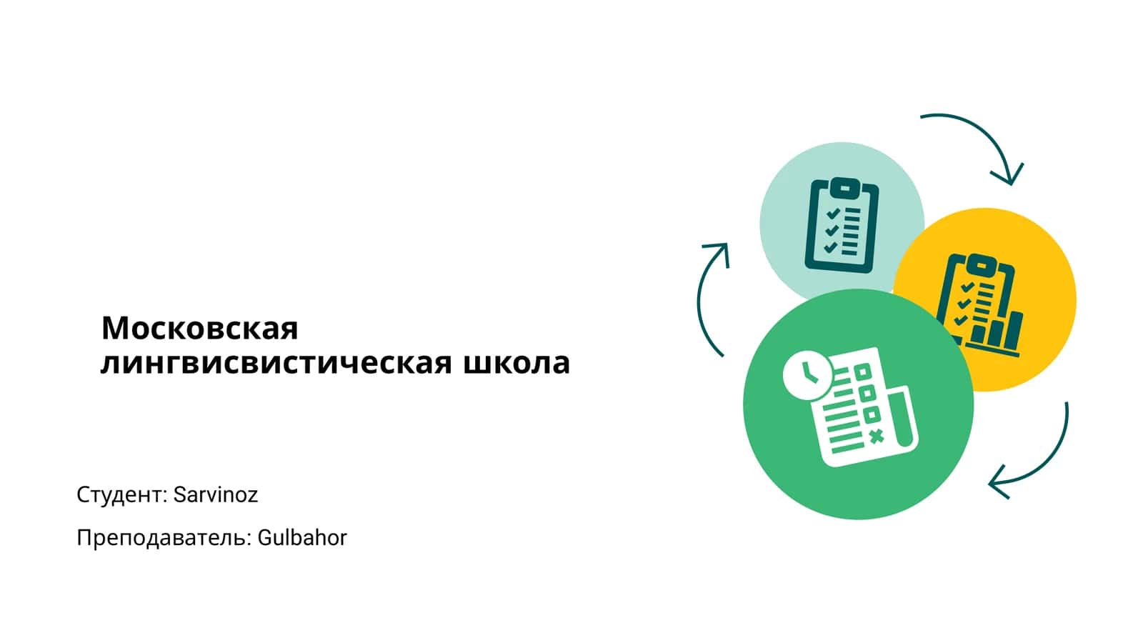Московская лингвисвистическая школа 1