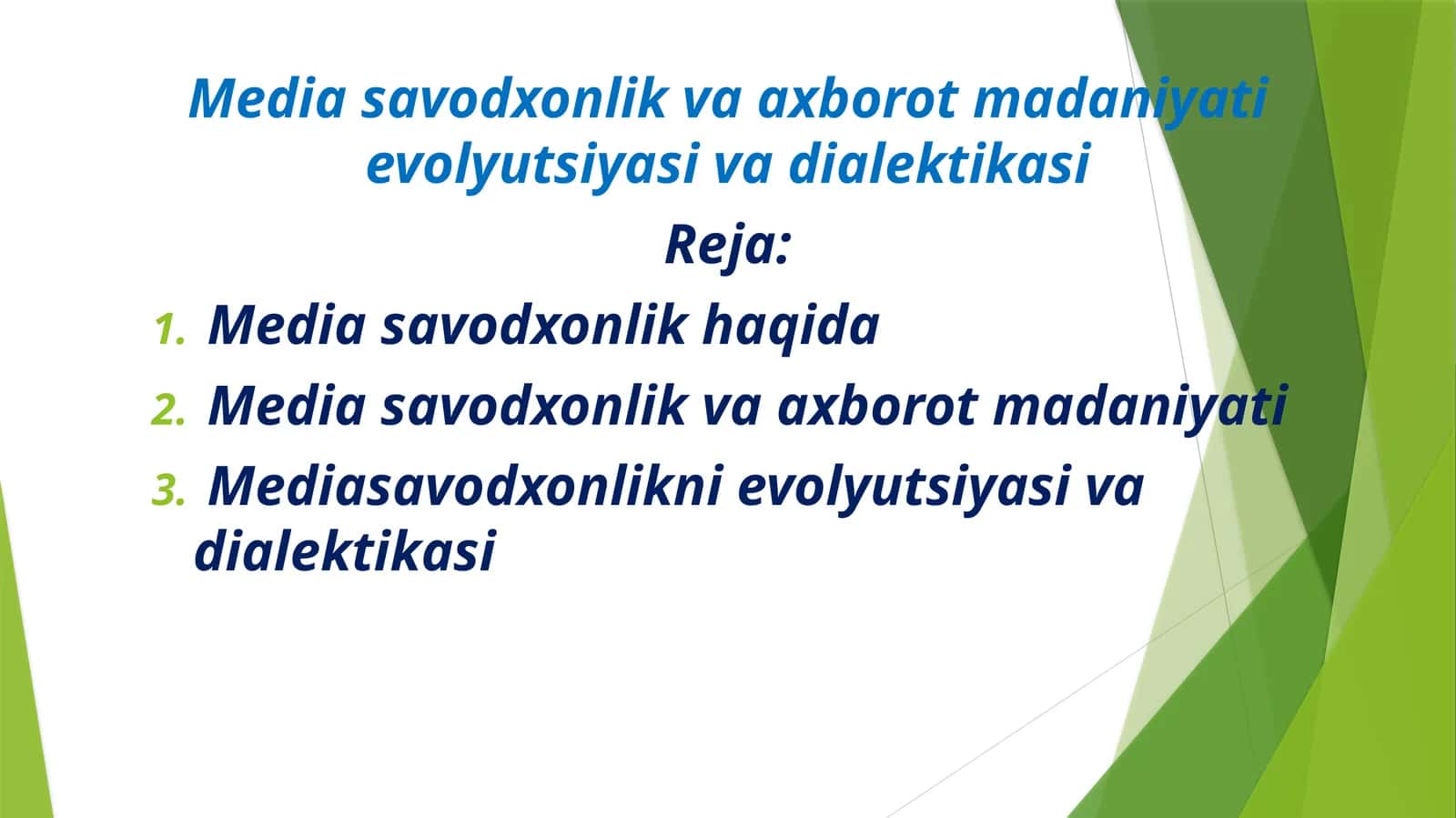 Media savodxonlik va axborot madaniyati evolyutsiyasi vadialektikasi 1