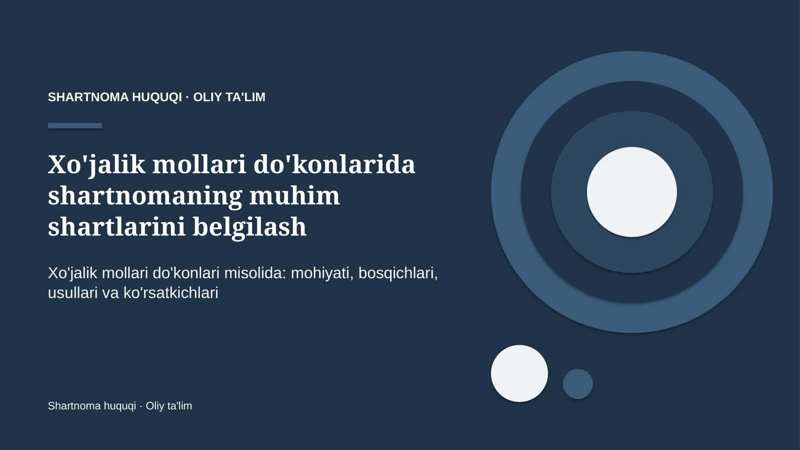 xo'jalik mollari do'konlarida shartnomaning muhim shartlarini belgilash 6652 1