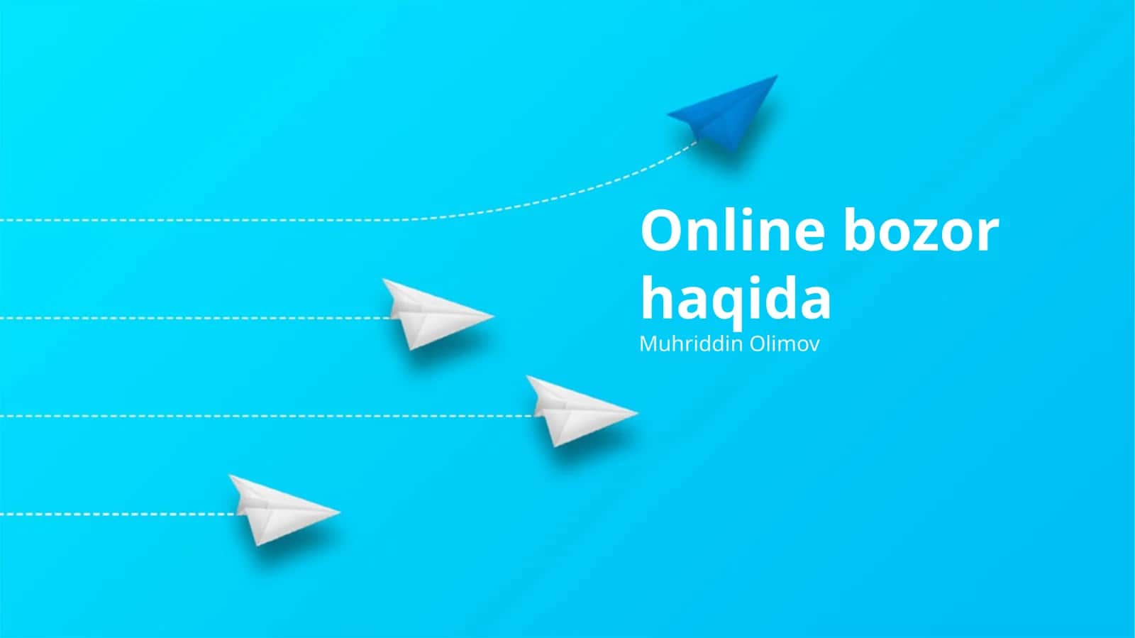 Online bozor haqida 1