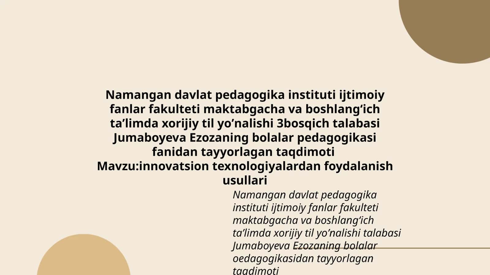 Innovatsion texnologiyalardan foydalanish usullari 1
