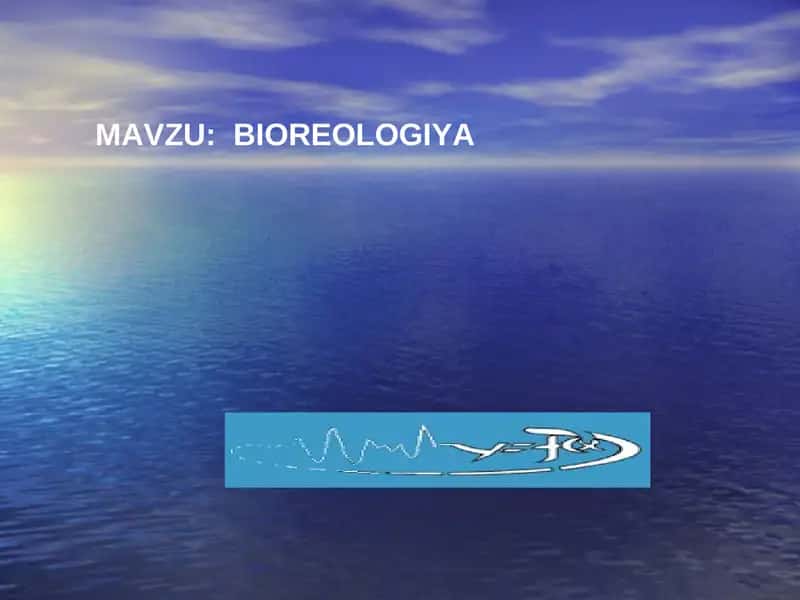 Bioreologiya 1