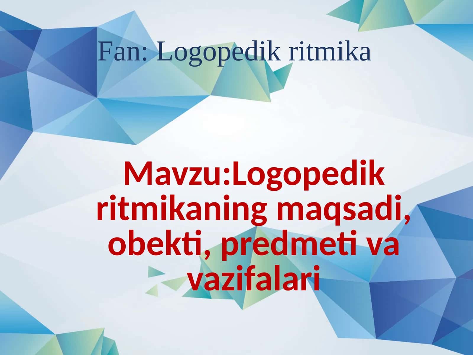 Logopedikritmika 1